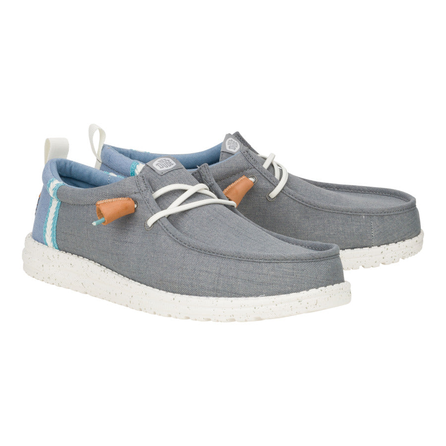 Wally Craft Linen - Monument Grey/Faded Denim - Image 2