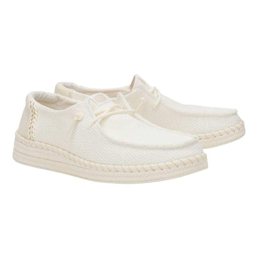 Wendy Espadrille Woven - White - Image 3