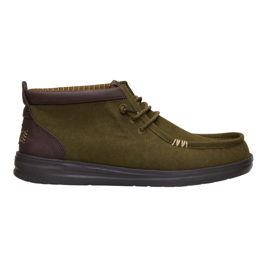 Wally Mid Gripr Vin Classic - Dark Olive/Mole Brown - Image 8