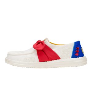 Wendy Bow Snow White - White/Blue/Red