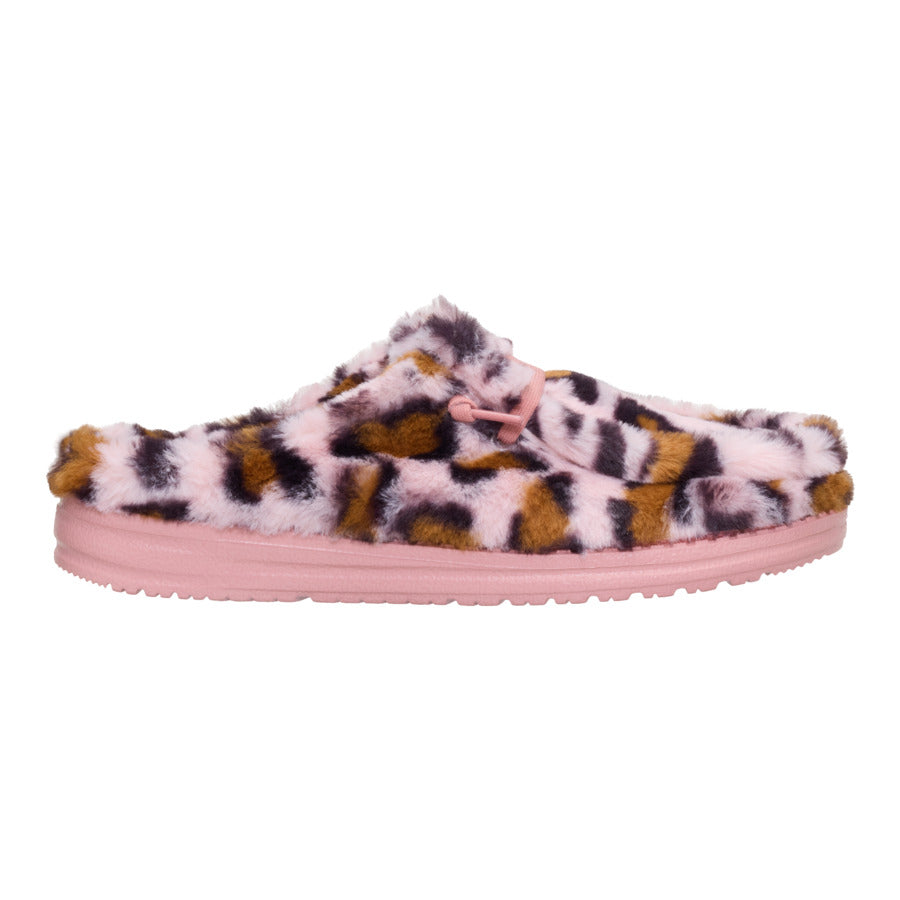 Wendy Slipper Leo Fur - Pink/Multi - Image 8